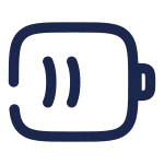 Battery Half SVG Icon